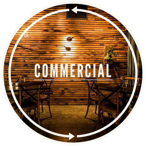 Commercial - vintage wood wall