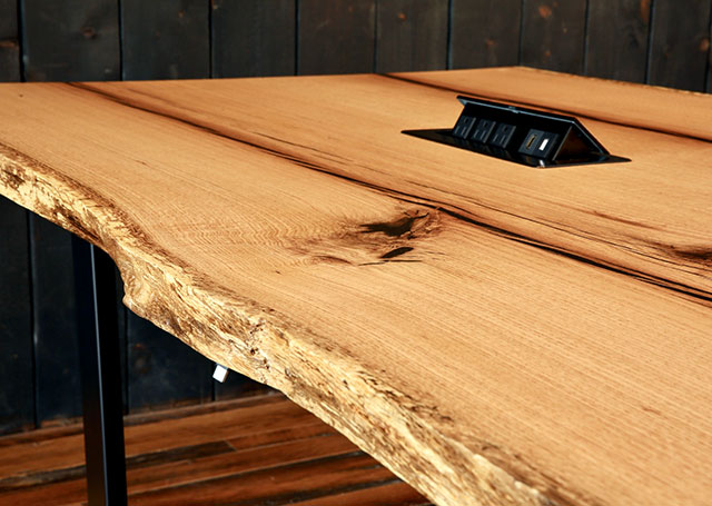 Custom wood conference tables