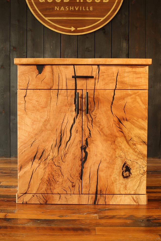 custom furniture maple cabinet