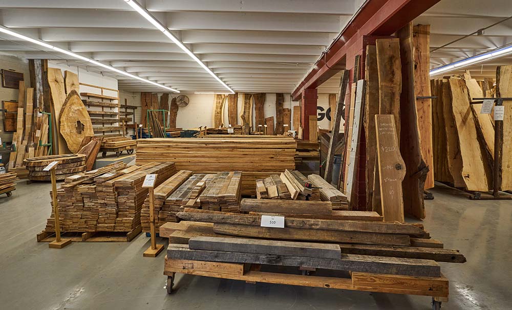 Good Wood Lumber and Supply Store Showroom