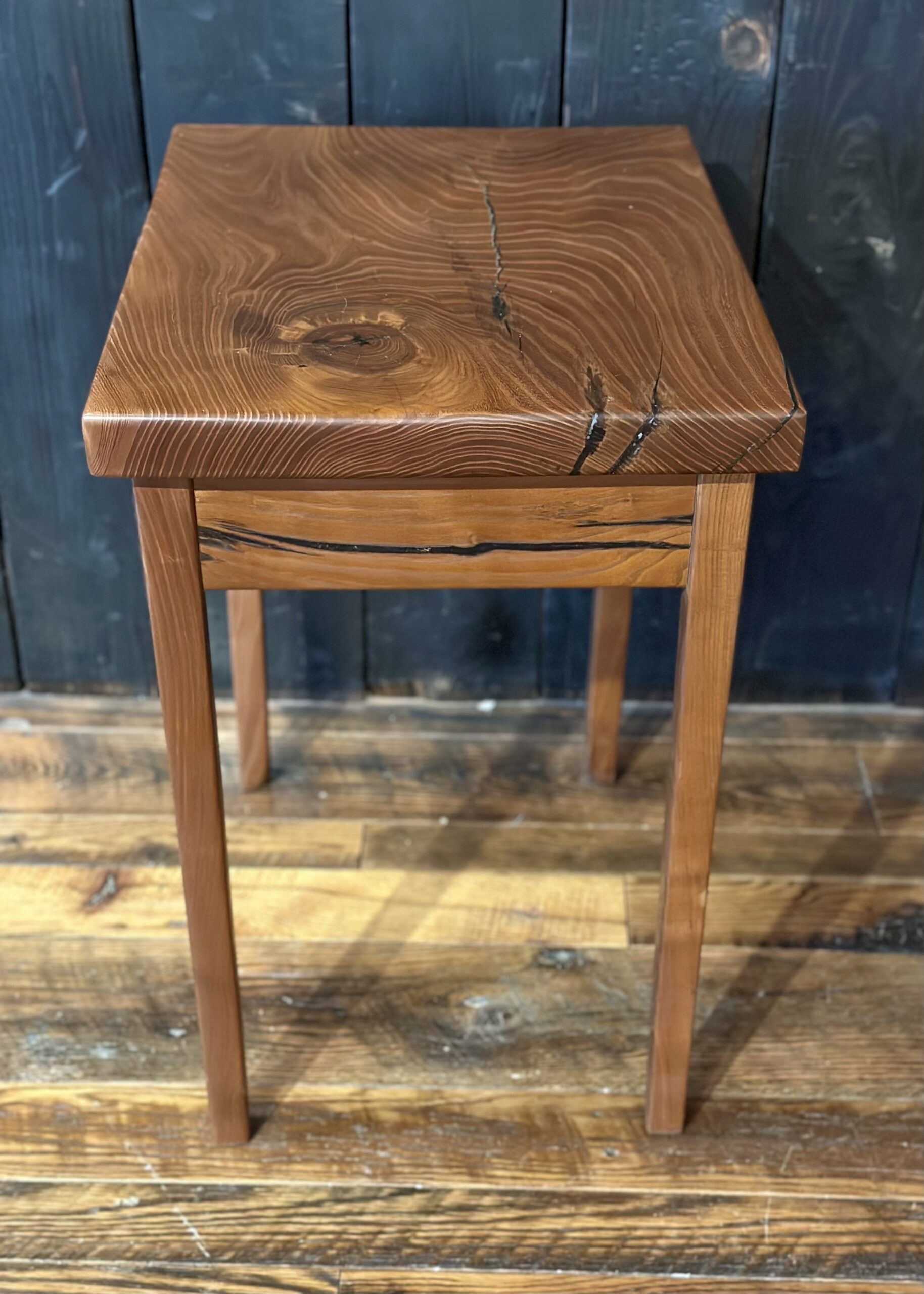 Tornado Osage Orange Side Table - Good Wood Nashville