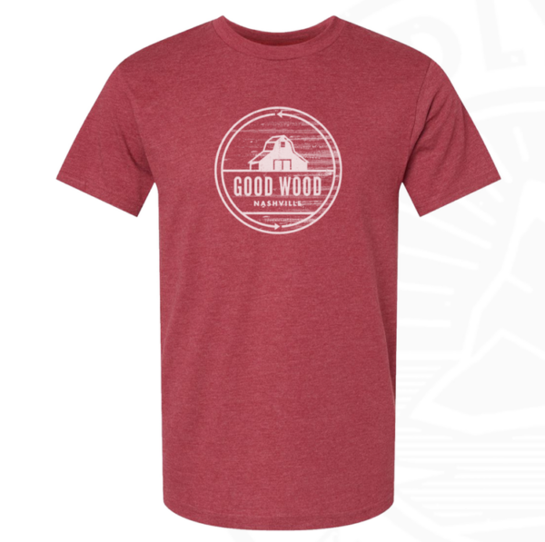 Good Wood t-shrit in red