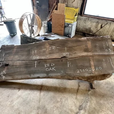 Red Oak Slab 230026